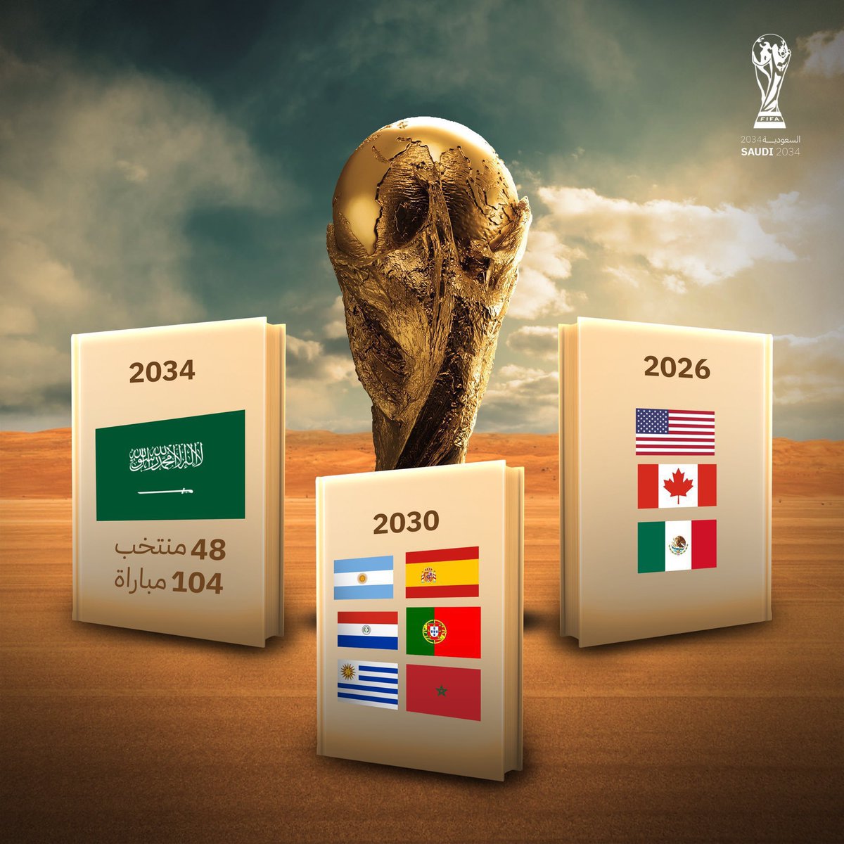 IAbduIazizI's tweet photo. بعد فوز السعودية بكأس العالم 2034 : 

تتجه الانتظار بعد غداً لتصويت أكسبو 2030 ونحن تجاوزنا نصف الأصوات مايعني المرشح 1

أرقام من حدث إكسبو دبي 2020 : 
عدد الزوار 24.1 مليون زائر من 192 دولة

أعلى رقم وصل له الحضور في إكسبو كان في استضافة شنغهاي ، الصين 73.5 مليون زائر

كم سنصل ! https://t.co/vikAG8DCUH