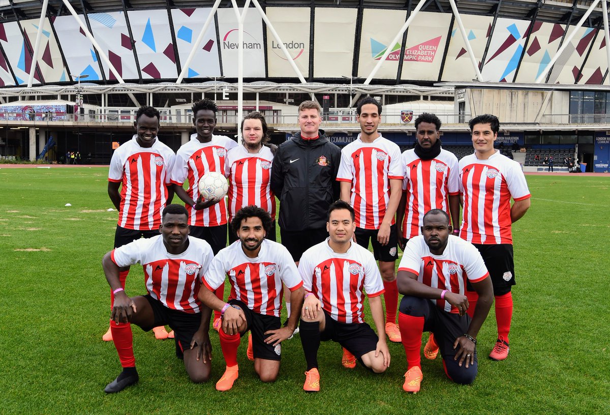 SAFCFoL's tweet photo. Last week our @streetsoccerfdn participants headed to the capital to take part in the 'Football for Good Trophy'๐
A huge well done to the side for reaching the semi-finals of the tournament, an unforgettable day for the lads! ๐๏ธ
Read more ๐ https://t.co/ViRS8W5jGW https://t.co/I2VaeuxwkC