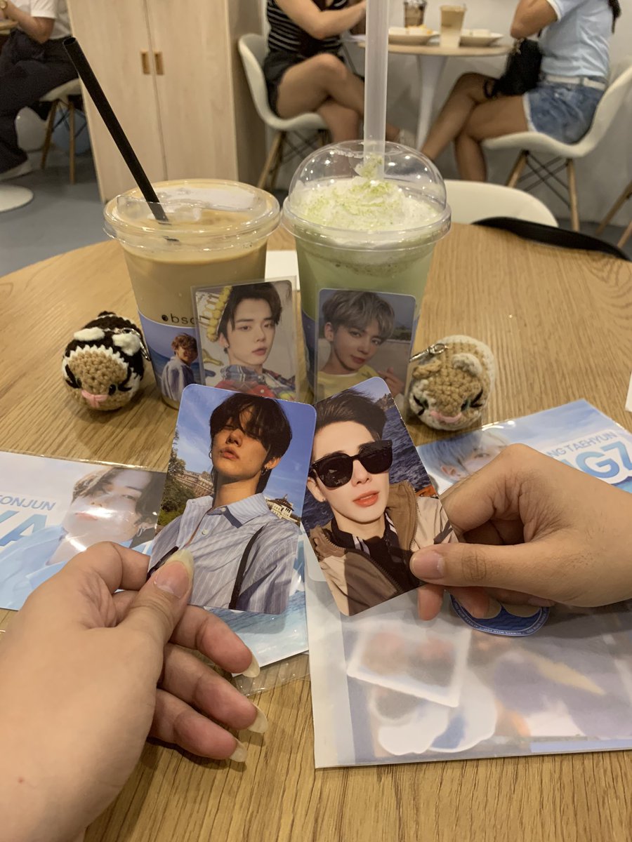 choibeomjunnie's tweet photo. Enjoyed our first ever cupsleeves event❤️ thank you so much @nyangzcart sa uulitin hahaha #AlwaysWithTaejun 

#NyangNyangz 
#Catnipz 
#TaeJun https://t.co/R28YWIpPir