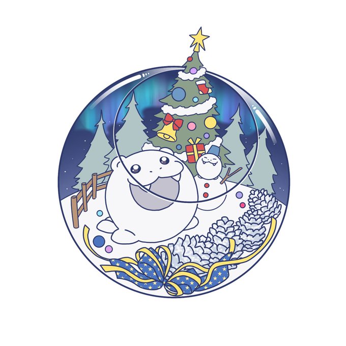 「クリスマス 雪だるま」のTwitter画像/イラスト(人気順)