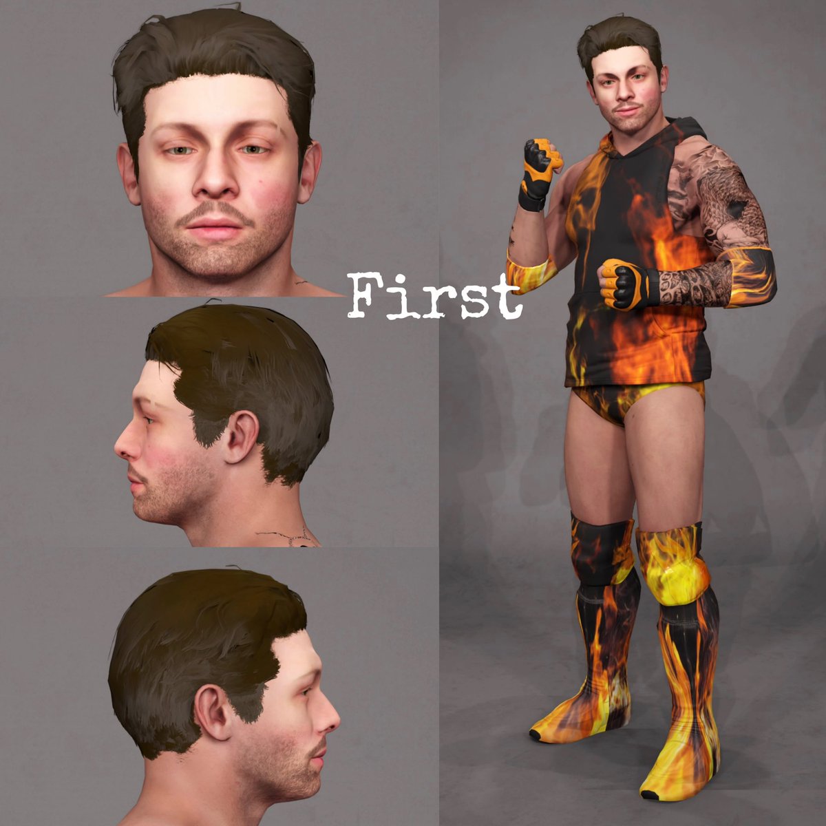 Insurgent2k's tweet photo. Was feeling nostalgic, crazy how much Riley Dillon has evolved.
#RileyDillon #StreetKid #CAW #WWE2k #WWE2K23 https://t.co/0pag5ZZVgD
