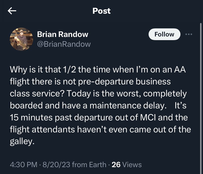 androohkearney's tweet photo. Here are four tweets from @goeasternair CEO @BrianRandow complaining about airlines. Nothing from Eastern Air after stranding our football team for 9 hours. Out of food and water. Not enough room on the floor for everyone to sleep. Guys cramping. Inexcusable. We deserve better. https://t.co/ZIeZSJt82A