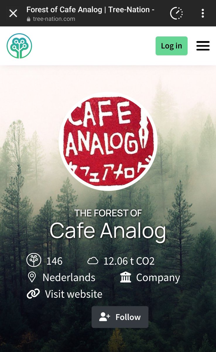 Cafe Analog #GreenFriday is going strong! 100+ trees planted so far