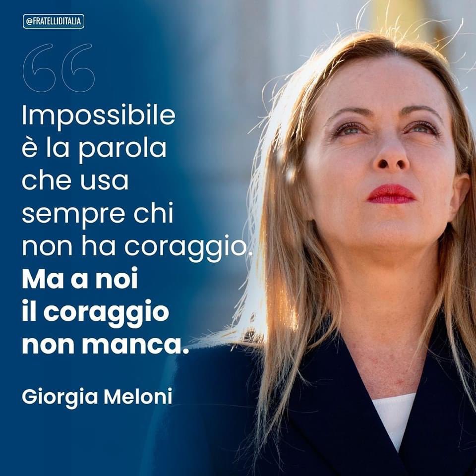 Ridicolaggine level pro. 
Guidati da una roba del genere che neanche un dialogo tra Mila e Shiro.
#GovernoMeloni 
#governodeipeggiori 
#governodegliorrori 
#GovernoDellaVergogna