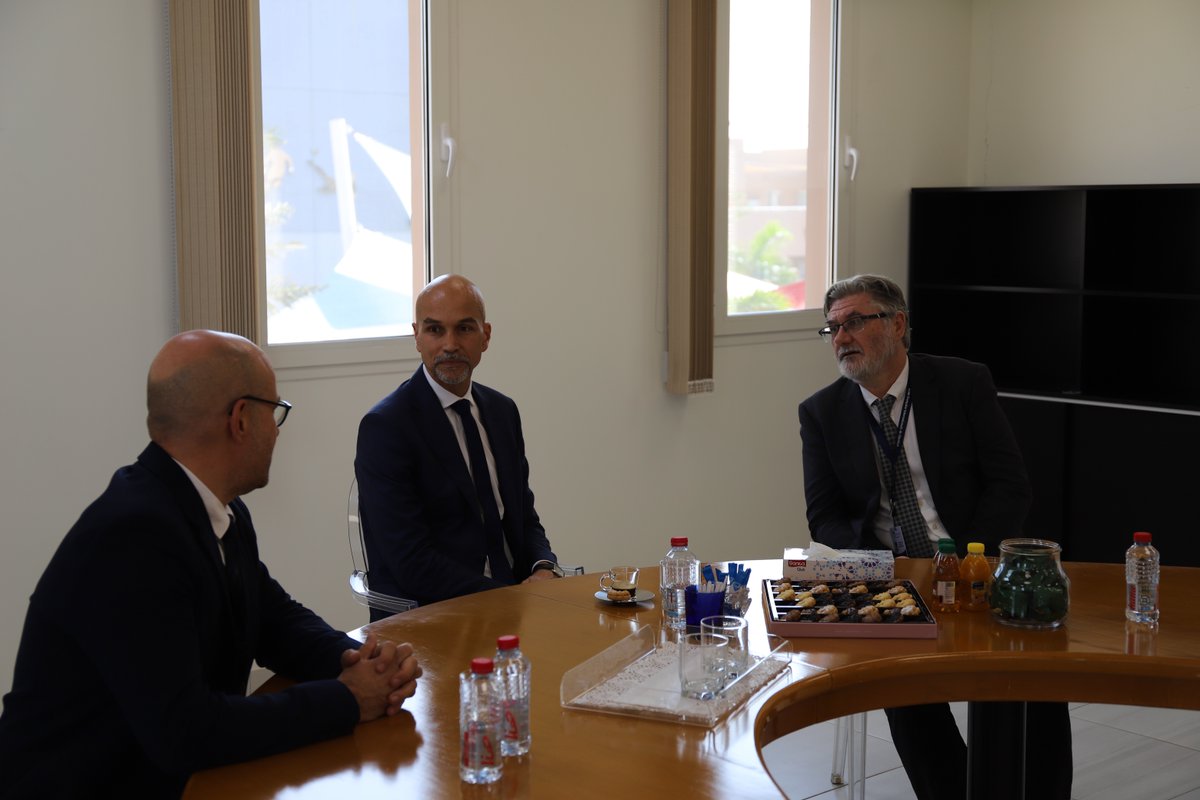 EFIDjeddah's tweet photo. M. Mohammed NEHAD, Consul général de France à Djeddah, depuis le 15 novembre 2023, nous fait actuellement l'honneur de visiter notre établissement, l'école française internationale de Djeddah. @mlfmonde @franceinjeddah @franceinksa #EFID https://t.co/ks7PvOcHIf