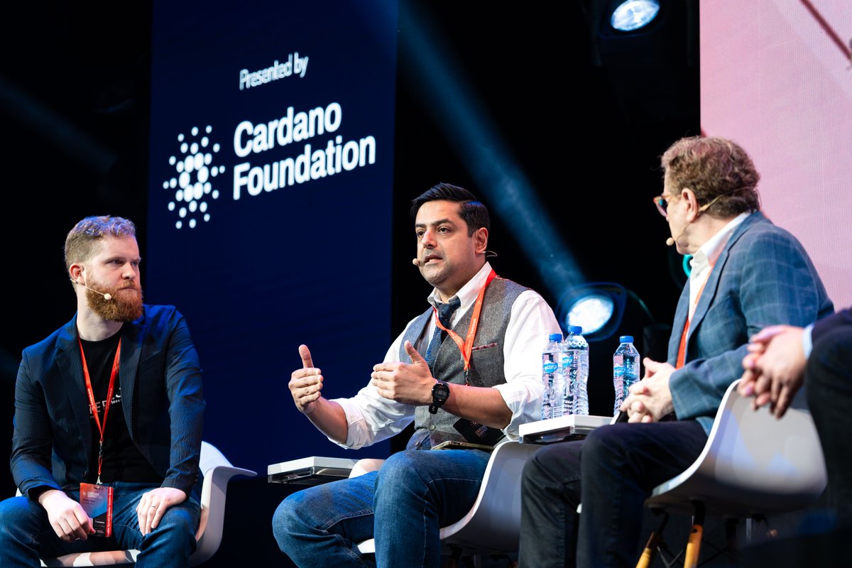 Cardano_CF's tweet image. Day 2 of the #CardanoSummit2023 inspired attendees with presentations focused on Adoption &amp;amp; Impact.

Visionaries took the stage to talk about blockchain for good, DeFi &amp;amp; digital assets, tokenizing real world assets, &amp;amp; many more blockchain use cases.

📺 bit.ly/3MTInQM