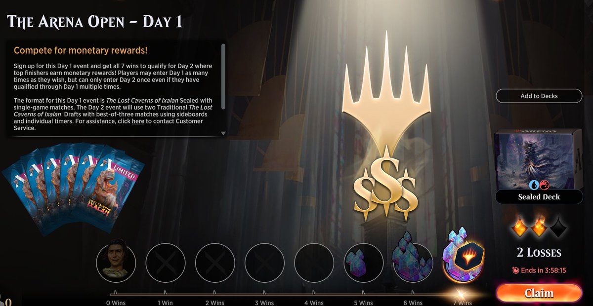 nahuitweets's tweet photo. Another #MTGArena open day 2! Bombs help, but listening to @LordsofLimited helps more, you guys are great https://t.co/WKrbn94WWW