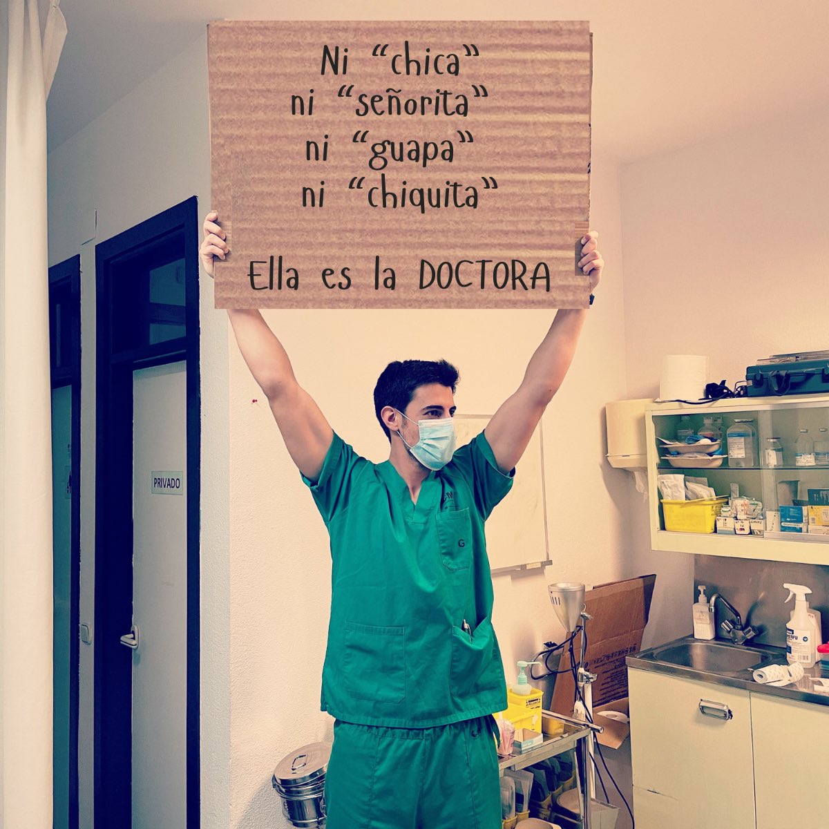 ¿Cuántas veces habéis tenido que explicar que vosotras sois las doctoras?

Yo nunca que soy el doctor. Aún queda mucho trabajo por hacer.