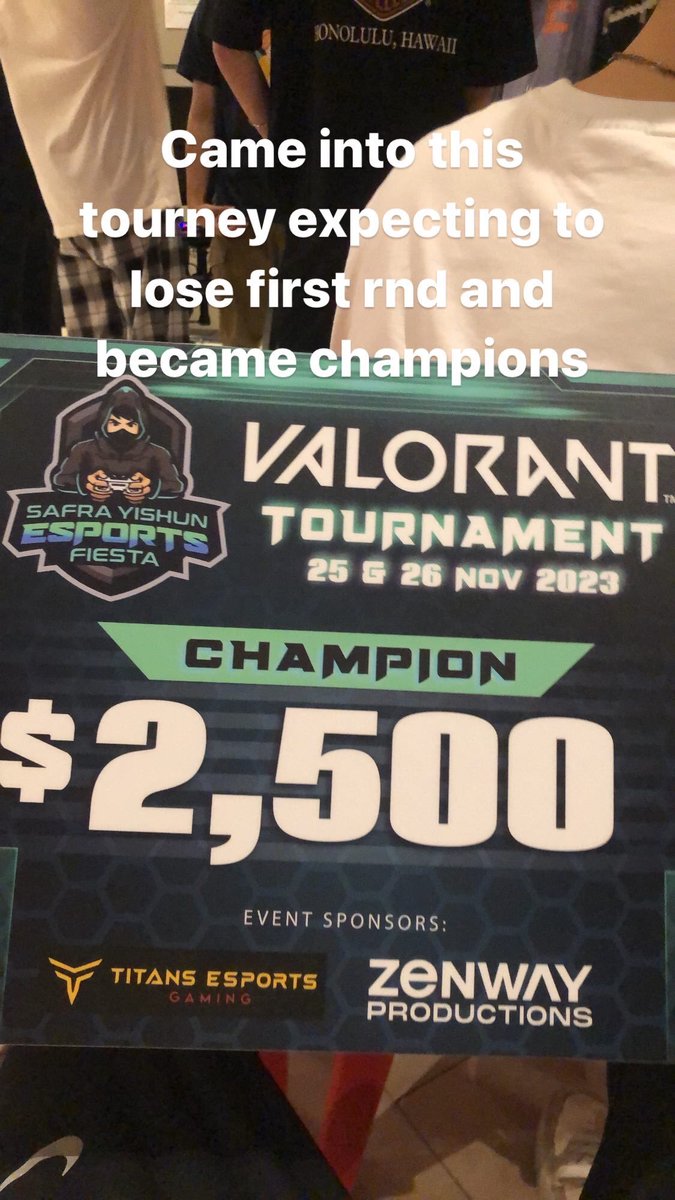 XPL 2-0 UwU
Champions for Yishun Safra LAN
Thanks <a href="/Haeart_/">Haeart</a> for carry
<a href="/pudjxs/">pudj</a> 
<a href="/toyxeVAL/">toy</a>
@bulletwz