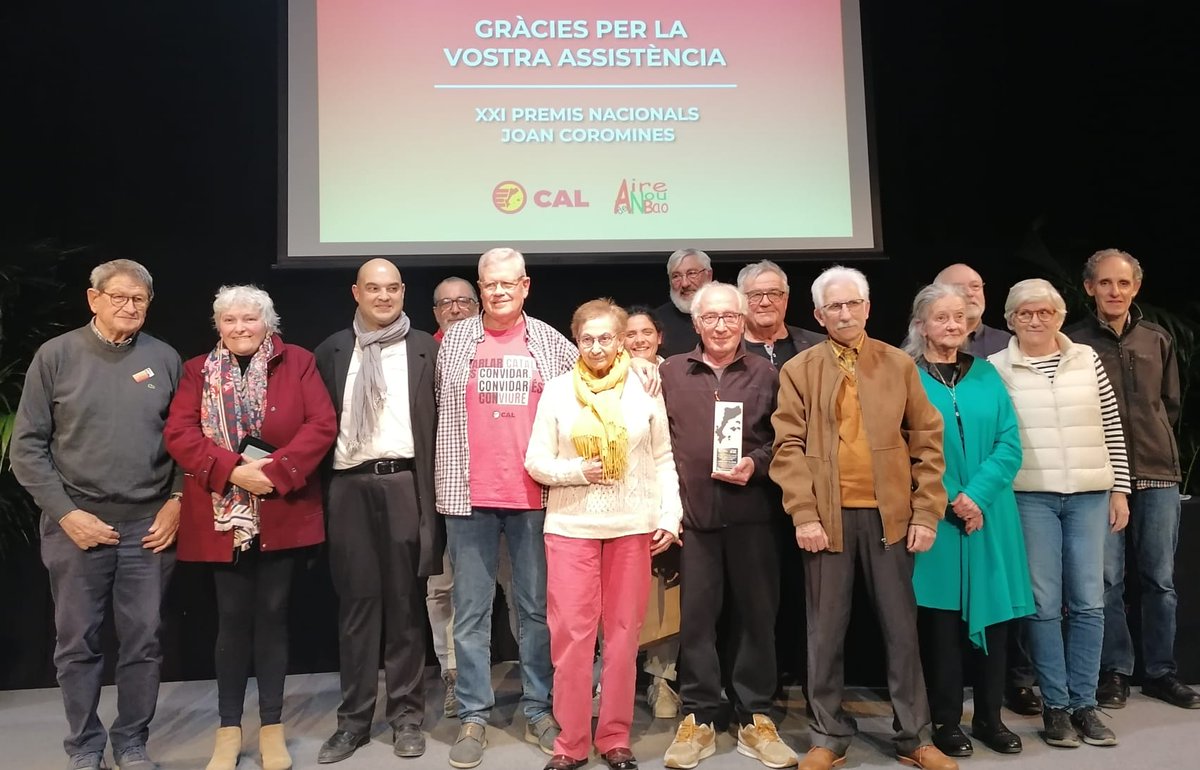 JaumeMarfany's tweet photo. AHIR 25/11,l'acte de lliurament dels XXI Premis Nacionals Joan Coromines #Coromines organitzat per @CAL_cat i @Airenou va esdevenir un homenatge a la Catalunya Nord. #semcatalans #fempaïsoscatalans @llenguacat @llenguacatalana @mantincelcatala @CanviisEm 
https://t.co/CSQxVXU5Ts https://t.co/YcPpxdUJab