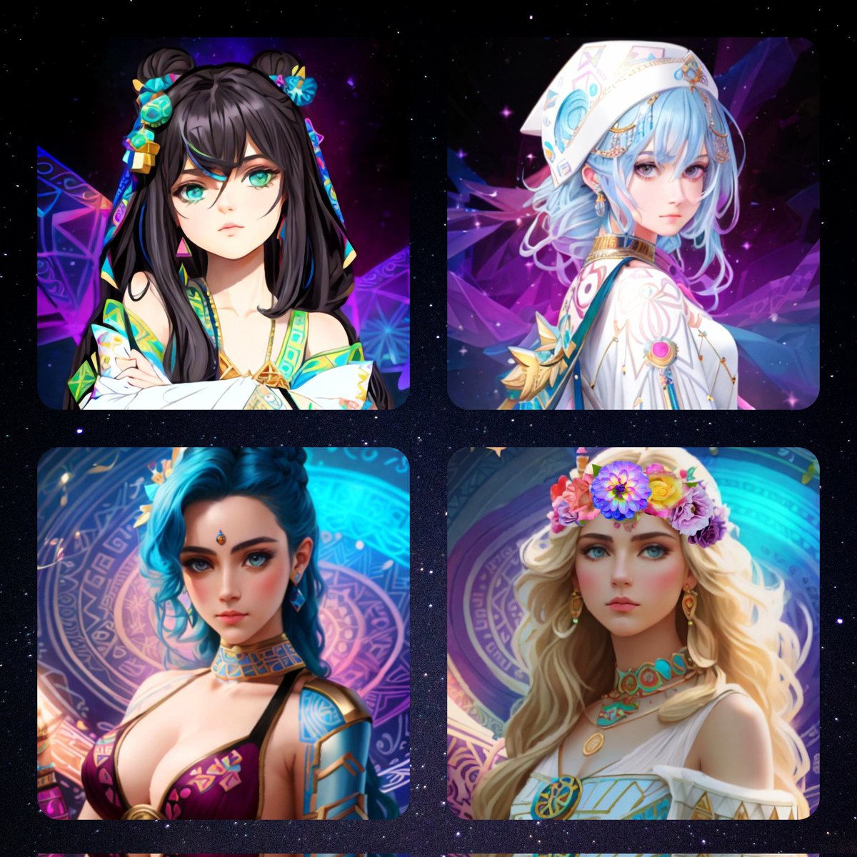 ' Galaxy Art NFTs for SALE ! Only 0.2 #MATIC each. Get your adorable NFT featuring beautiful girls now. Limited supply! 🚀 [Check it out on OpenSea](opensea.io/assets/matic/0…)'

#NFTs #nftart #NFT #NFTForSale #NFTdrop #nftcollectors #NFTCommmunity #cutenft