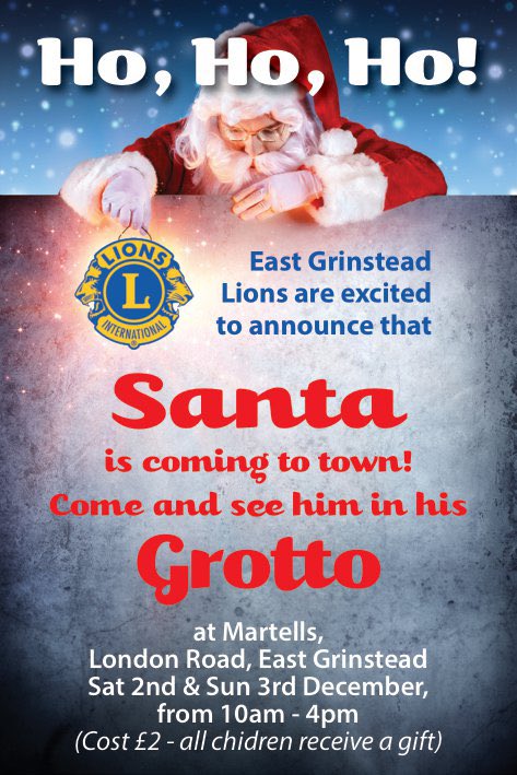 East Grinstead Lions Club (@Grinstead_Lions) on Twitter photo 2023-11-26 10:08:52