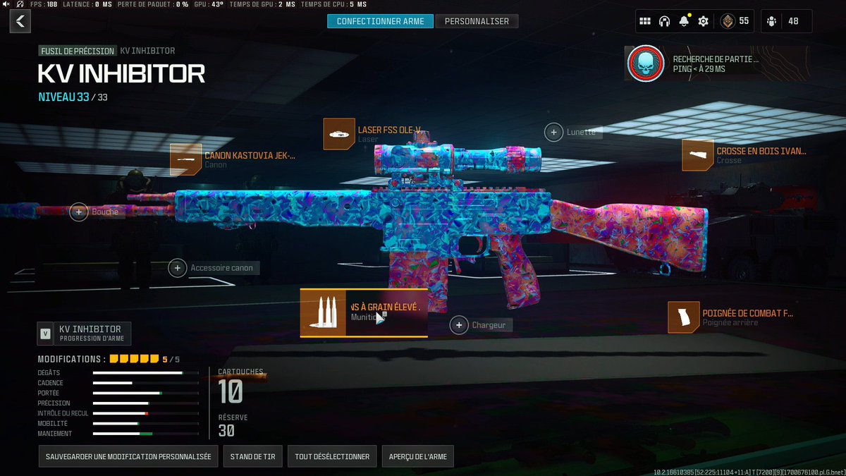 Punkill's tweet image. Voici selon moi le MEILLEUR SNIPER #MWIII 

Beaucoup moins de hitmarkers que le longbow, enchaînement de balles digne du barret prime 🔥

Il est clairement trop cheaté et c’est super simple de feed avec 🎯