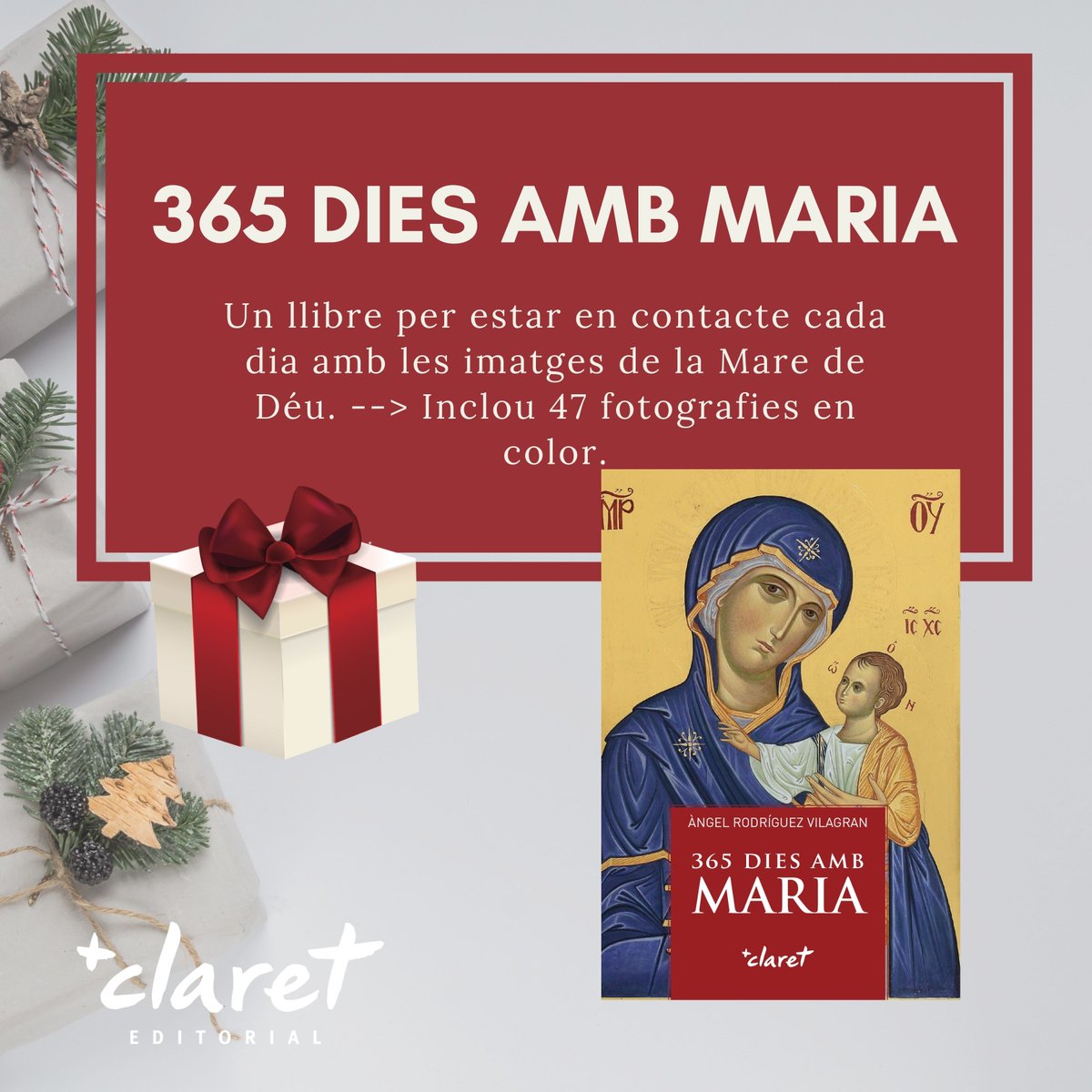 angeldelaweb's tweet photo. 💙 #BonDia! Avui a #365DiesambMaria parlo de la Mare de Déu de l'#Espinàs #Costoja #Coustouges #Vallespir + info: https://t.co/vMjCW64VrD #llibres #libros #lectura #Queleer #tió #regals #regalos #AmicInvisible #AmigoInvisible #Navidad #BlackWeek #CiberMonday @LlibreriaClaret https://t.co/0wwTBU7uP3