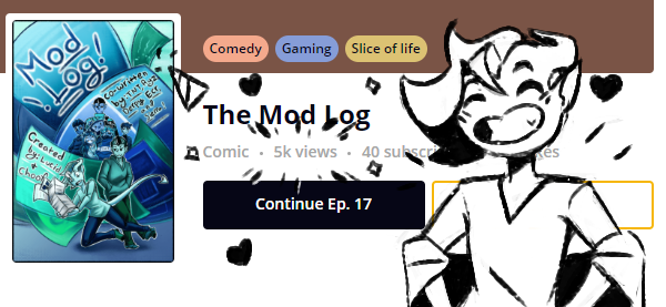 GardenLucids's tweet photo. 5k!!! Yoo!! Almost 50 Subs as well!! Lets GOO!!!!
This has been the most stressful and exciting part of my life!
#subtomodlog #webcomic #webcomics #modlog https://t.co/t7i0jD6lwl
