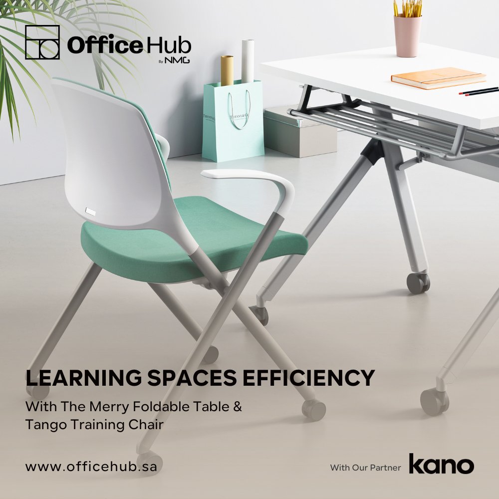 OfficeHubsa's tweet image. Elevate your learning space with the Tango Training Chair &amp;amp; the Merry Foldable Table, available in three sizes and nine top finishes.

To know more about these products, connect with us on your favorite platform
linktr.ee/officehub
#officehub #learningspaces #learningtable