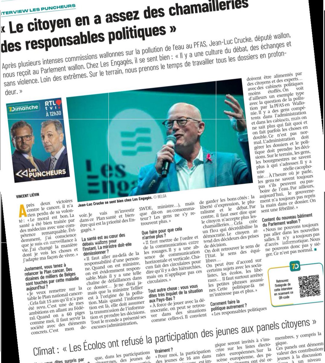 Climat : « <a href="/Ecolo/">Ecolo</a> a refusé la participation des #jeunes aux panels citoyens ! » explique <a href="/cruckejeanluc/">Crucke Jean-Luc</a> « On vient de voter un décret #climat au #parwal et <a href="/Ecolo/">Ecolo</a> a refusé que, dans les participations citoyennes, des #jeunes de moins de 18 ans participent. J’ai proposé une