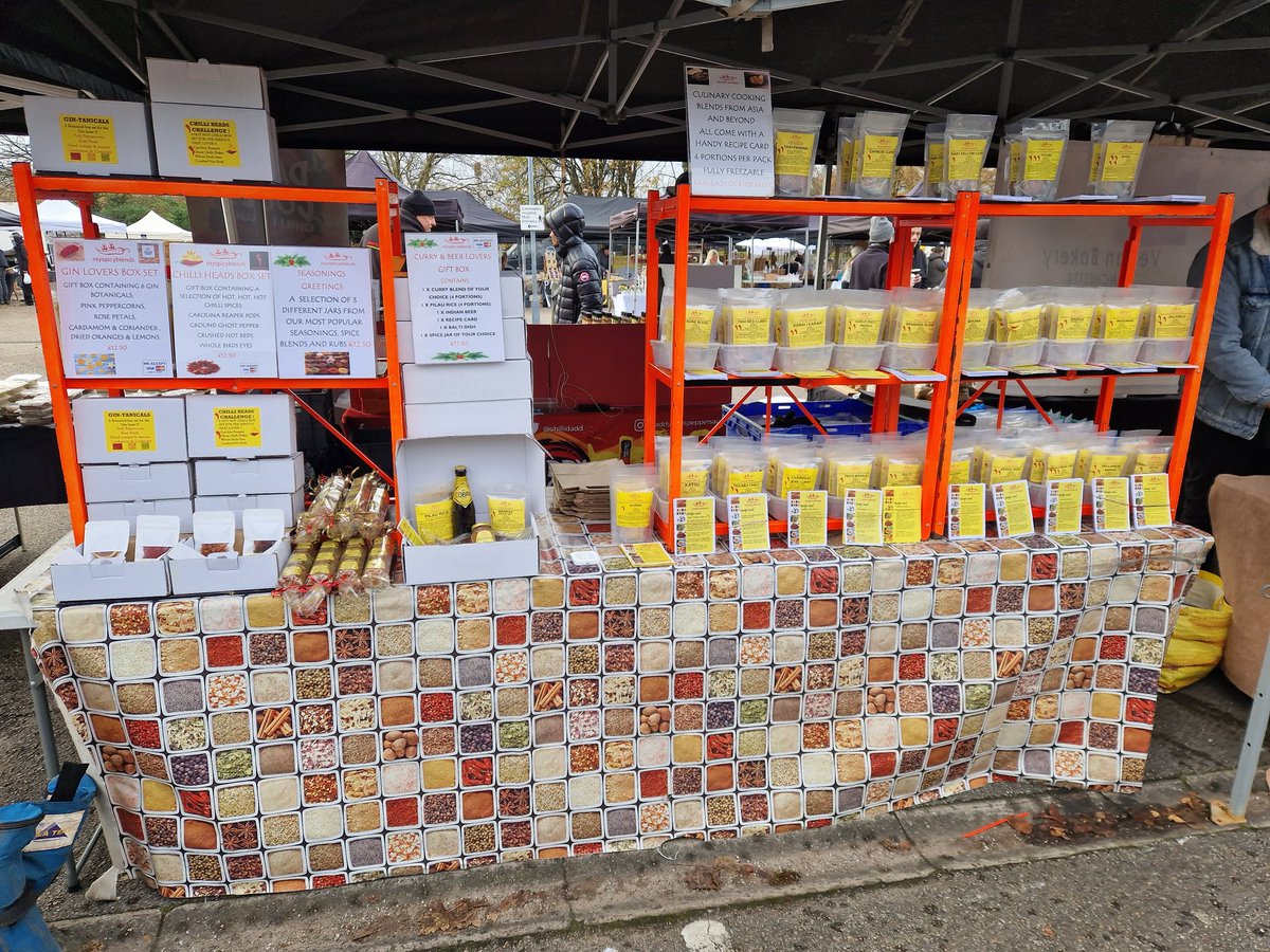 All set up <a href="/_makersmarket/">Makers Market</a> 
West Didsbury looking great...
#XmasGiftIdea #RecipeOfTheDay #spice #Curry #ingredients <a href="/DidsburyRT/">DidsburyTweets</a>