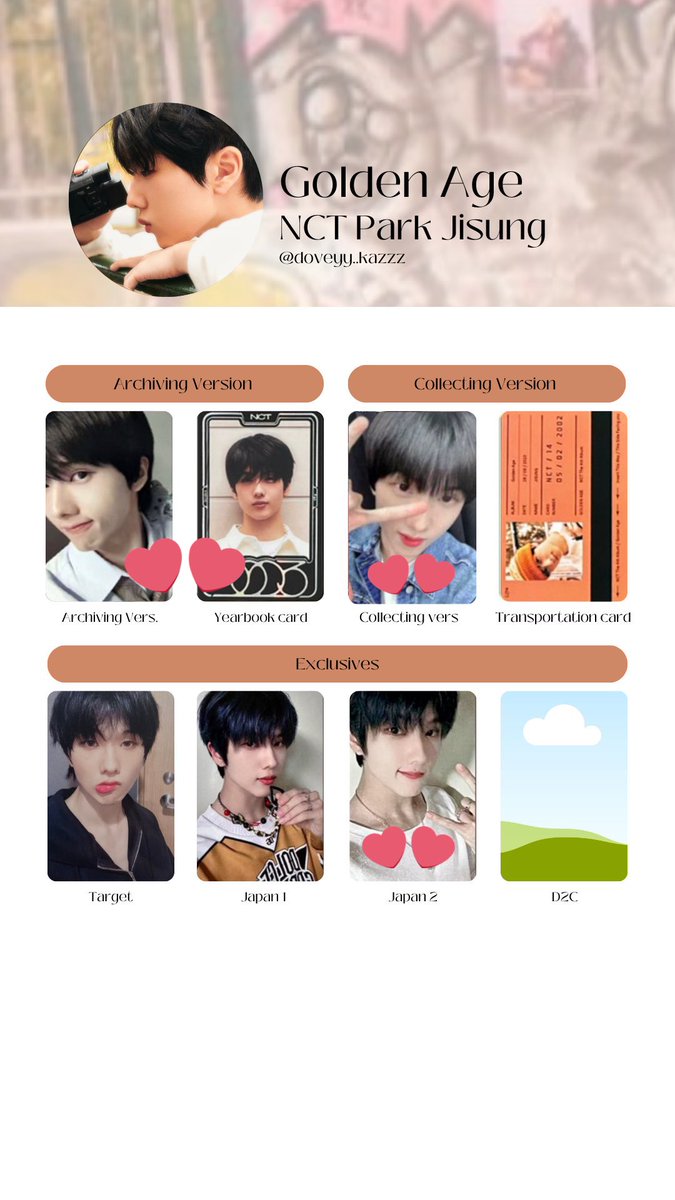 9rymch's tweet photo. nct2023 nct127 nct dream wayv golden age
fact check 交換

(譲) 画像1枚目(factcheckも混ざってます)

(求) 画像2枚目 チソン🩷 > テイル
チソンは過去トレカとの交換も可能です◎

特典⇆通常トレカ◎
n(当方):1 ◎
郵送での配送希望
お気軽にお声掛けください🙇🏻‍♀️ https://t.co/MSXK5vJTzN