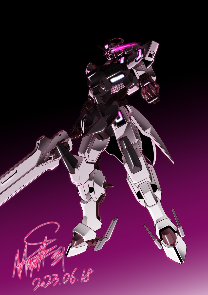mecha robot no humans weapon holding weapon holding solo  illustration images
