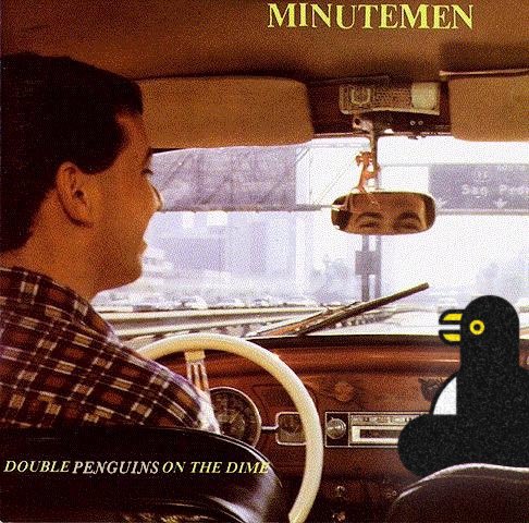 Penguin jams Econo. Rare Antarctic Pressing.

#corndogs #minutemen #dboone #mikewatt #georgehurley #econo #punk #nowspinning #van #album #vinyl #doublenickleonthedime #doublealbum #hardcore #punkrock #music #musicians #tourvan #penguin #penguins