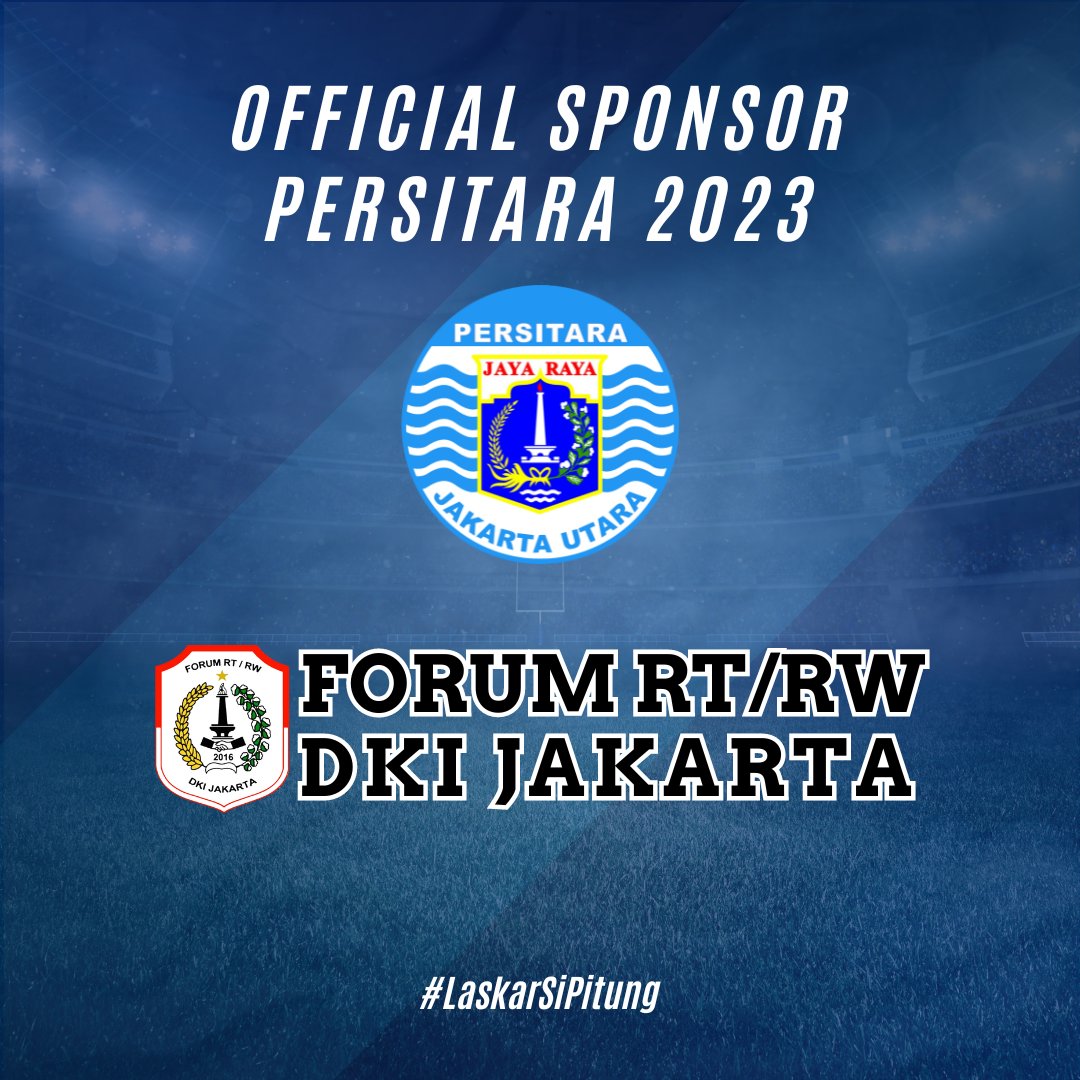 Kami dengan bangga mengumumkan bahwa Forum RT/RW DKI Jakarta akan turut meramaikan langkah Persitara di Liga 3 DKI Jakarta musim 2023! 🤝
#Persitara #ForumRTRWDKIJakarta