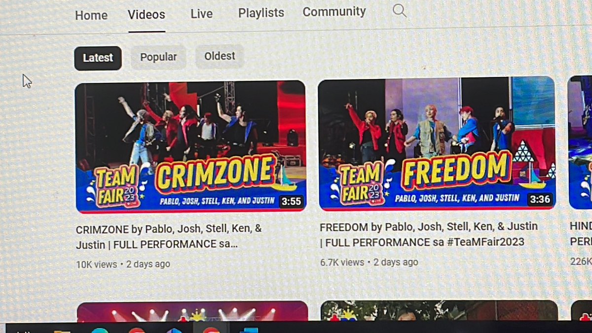 AisakaAjero's tweet image. Hala totoo ba to? Less than 10k sa freedom tapos 10k sa crimzone yung views? 

Galaw galaw A’tin 😭

#MAHALIMA #TeaMFair2023
#MAHALIMAxTeaMFair2023