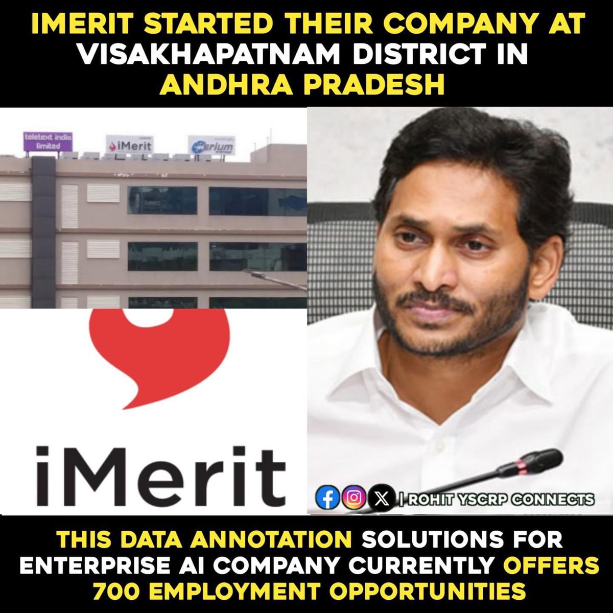 Address : Plot no:08, IT & IT SEZ Rishikonda, Hill No:2, Madhurawada, 530048, India

#AndhraPradesh #InformationTechnology #IMeritTechnologyServices #WhyAPNeedsJagan #YSJaganDevelopsAP #RohitYsrcpConnects
#HiddenFactsbyYellowMedia #AndhraProgress #CMYSJagan