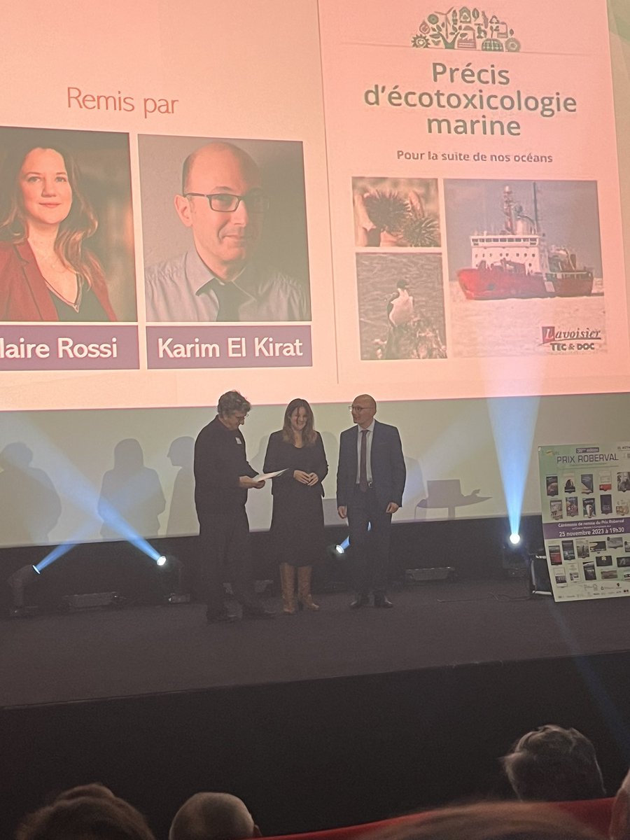 Le lauréat de la catégorie Enseignement Supérieur de la 36e édition du Prix Roberval est Précis d’écotoxicologie marine-Pour la suite de nos océans de Émilien Pelletier
Félicitations !