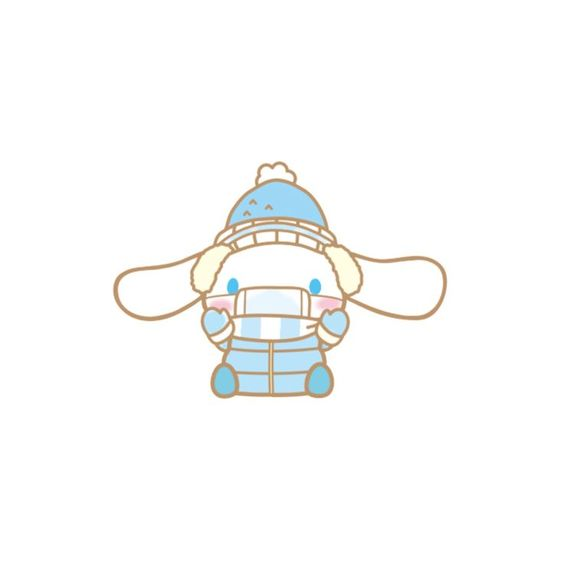 lovesickdoe's tweet photo. cinnamoroll says keep warm ! https://t.co/w3MtMzAVQF