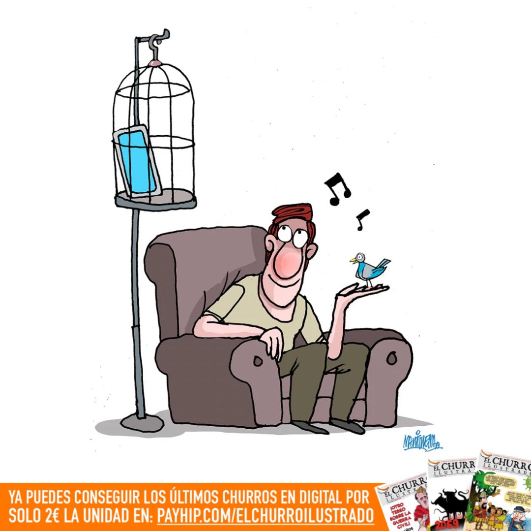 La #viñeta de hoy nos llega, como acostumbra a remitir 👉 <a href="/martirenadibuja/">Alfredo Martirena</a> 👈, #DesdeCubaConHumor

elchurroilustrado.wordpress.com/2023/11/26/des…