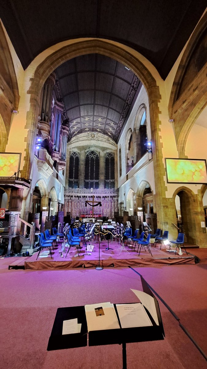St Helens Parish Church, a wonderful setting for our joint concert with <a href="/HaydockMVC/">Haydock MVC</a> last night