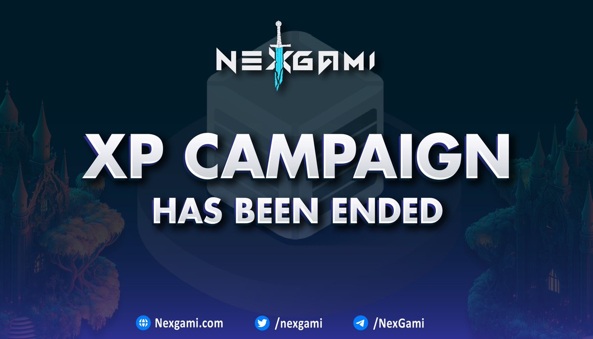 📢 Thank you all for your remarkable support and participation in our XP campaign! Unfortunately, if you're seeing this message, it means that the XP campaign has now officially closed.
🧵1/3