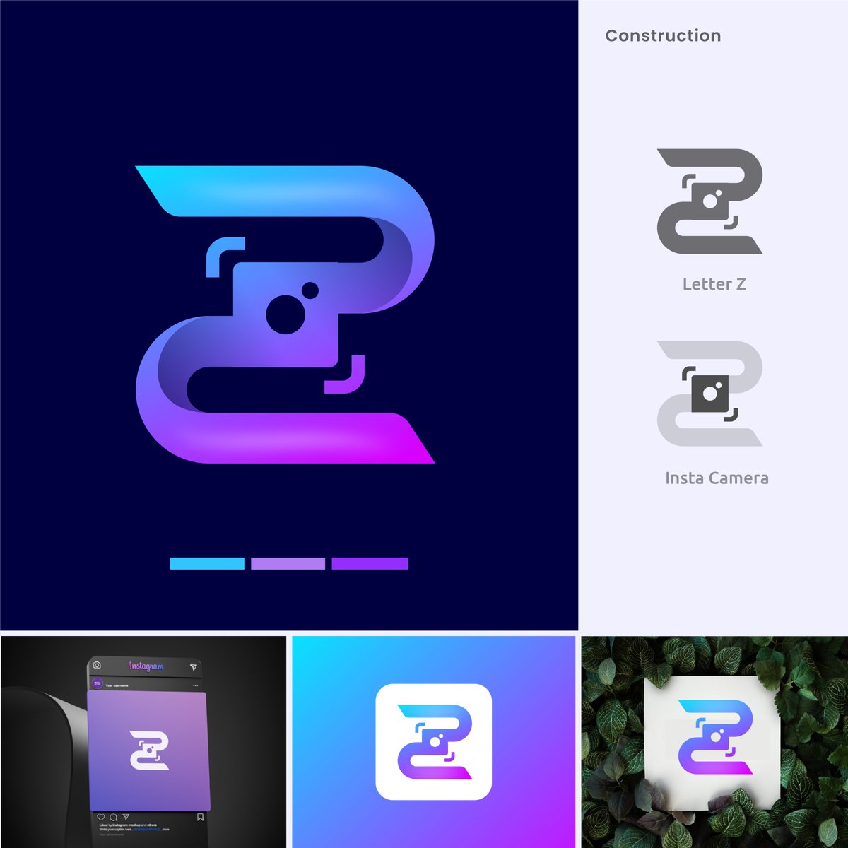 Concept : Letter Z with Instagram camera Let me know what do you think about the concept! . . . #logos #logo #designer #minimalistlogo #creative #monogram #business #logodesigner #logodesigns #brand #bank #magnifyingglass