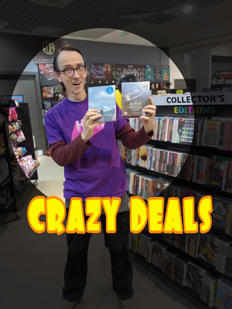 That's not all folks!
Our resident film buff, Ben is excited that our #hmvCrazyDeals from #BlackFriday are still giving 20% off on Blu-ray and 4k even though it's now Sunday!