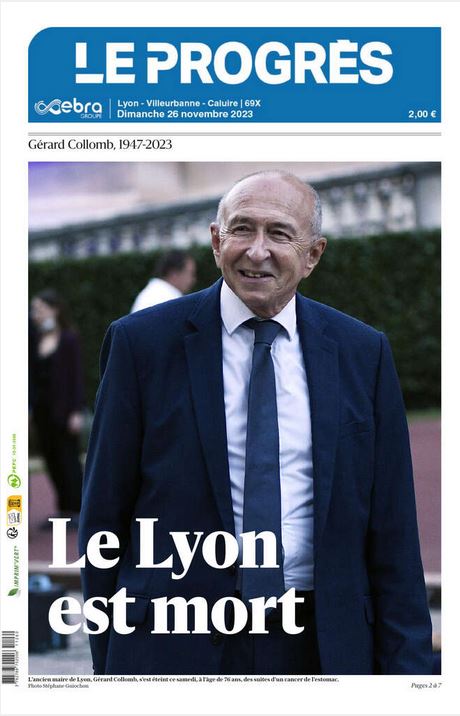 leprogreslyon's tweet photo. Retrouvez aujourd’hui notre édition spéciale #GérardCollomb https://t.co/fUi8o1sePe