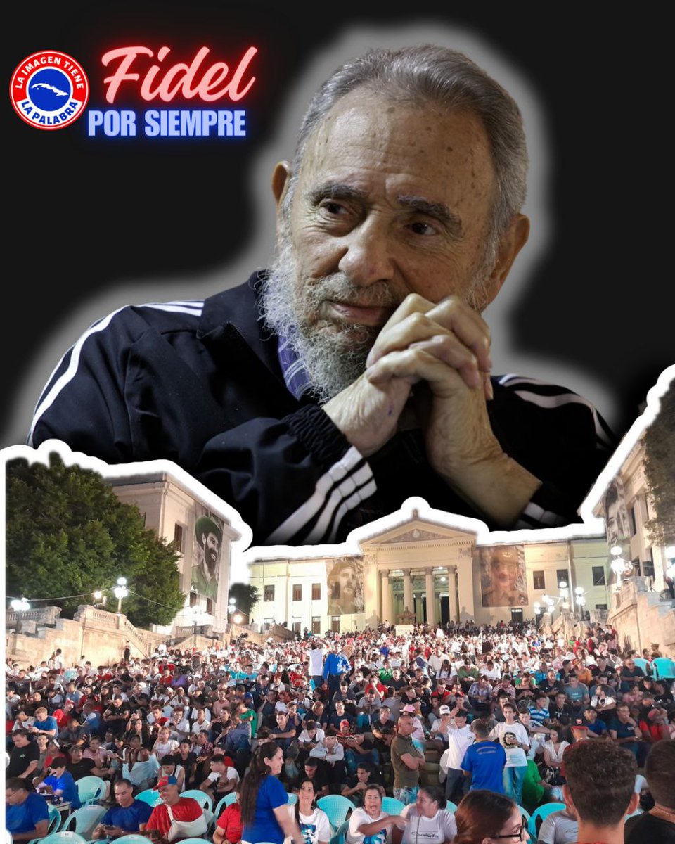 Hola, mi padre espiritual Marchamos junto a ti por la senda de la justicia y el amor. #FidelPorSiempre #Cuba