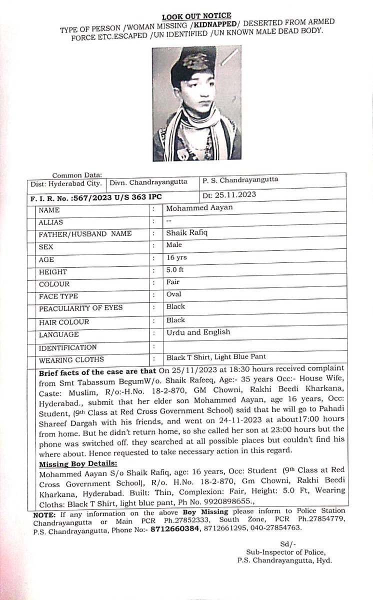 PS CHANDRAYANGUTTA tweet media