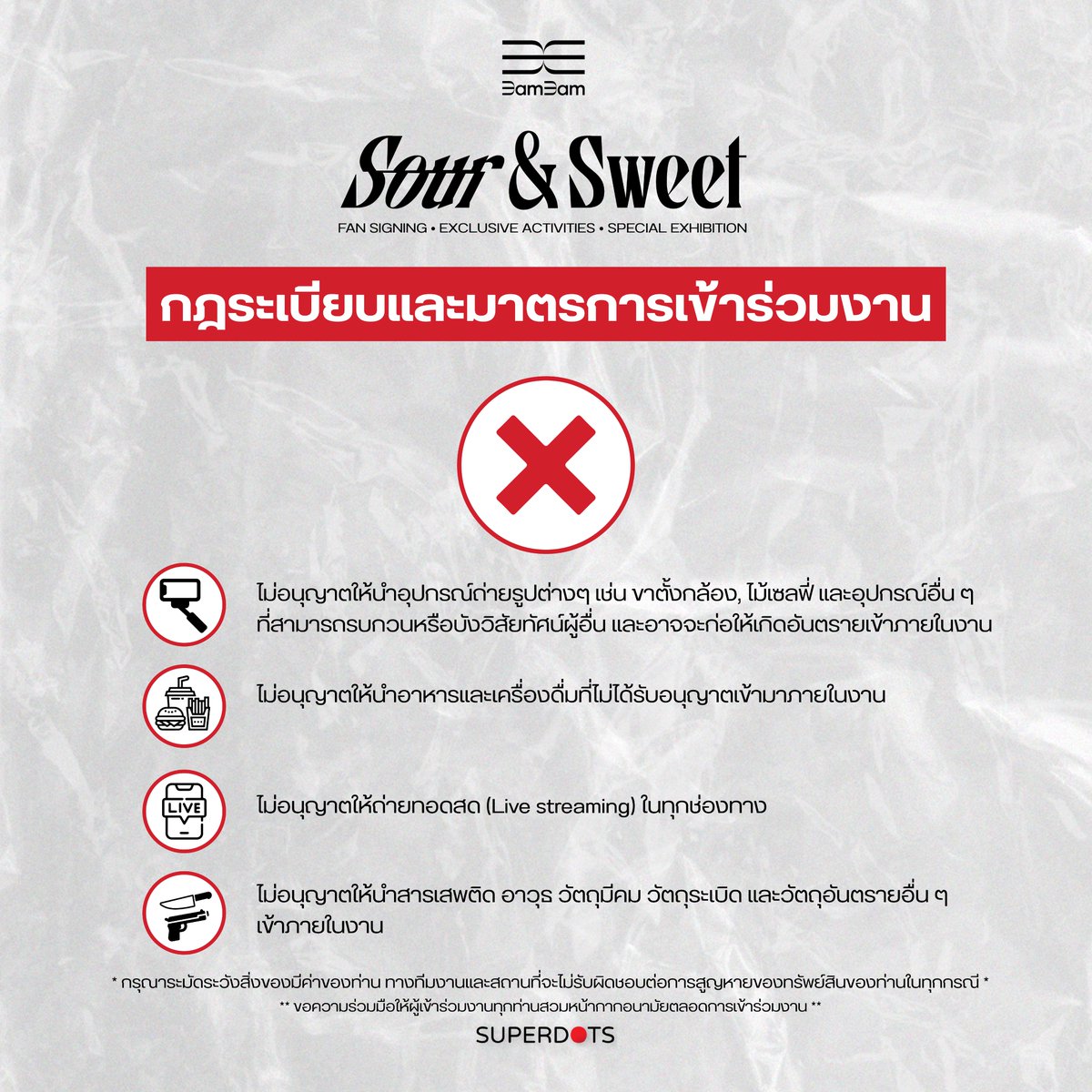 BamBam Last Fan Sign in Bangkok 2023 tweet media