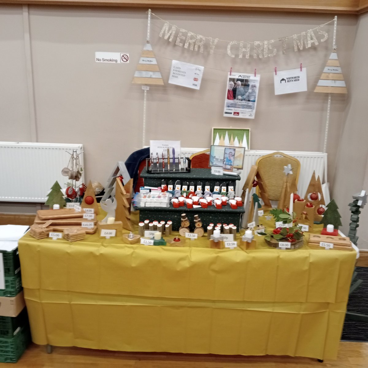 WhitworthMIS's tweet photo. We're at the Whitworth Christmas Market today (Sunday 26th Nov) at The Ashcroft. It's open until 3 pm, so why not come down and say hello! #Whitworth #MensSheds https://t.co/JmqnbqnnTw