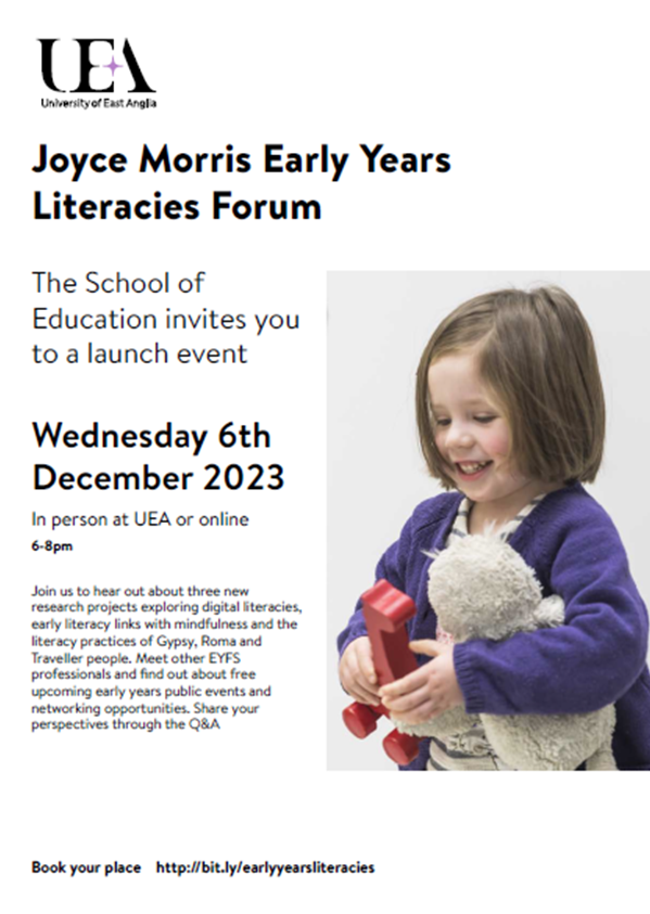 Come and find out about a new research project on #earlyyears #digitalliteracies with <a href="/HarryTDyer/">Harry Dyer</a> <a href="/DrSiHammond/">Dr Simon P Hammond</a> and <a href="/Brownsword74/">Sarah Brownsword</a> at the #JMEYLF launch. Book now bit.ly/earlyyearslite… #earlychildhood #learningthroughplay #EYFS