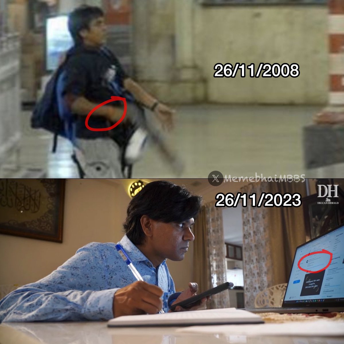 MemebhaiMBBS's tweet image. Then Vs Now : Sirf strategy badli hai
Their war against Hindus & Bharat continues...
