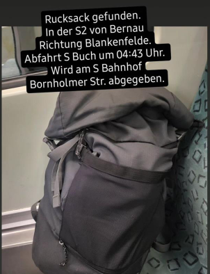 Folgende Info erreichte uns über unseren Instagram-Account, die ich gern an euch weitergebe.