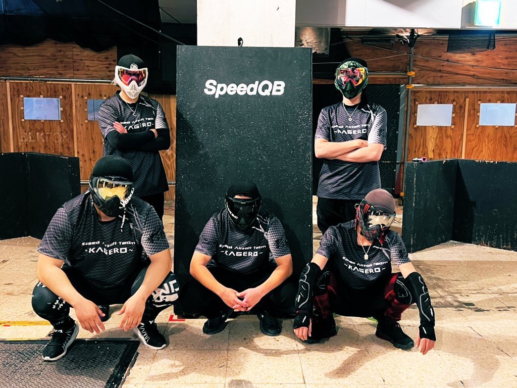 outsoft_Ta1's tweet photo. 2023年SpeedQB決勝トーナメントは優勝BLAZAR、2位影狼でした！！！
なんかほんと決勝始まる時感慨深かった。
やっぱ強いわBLAZAR
#SpeedQB
#サバゲー
#BLKFOX https://t.co/cZ2cE8ZabV