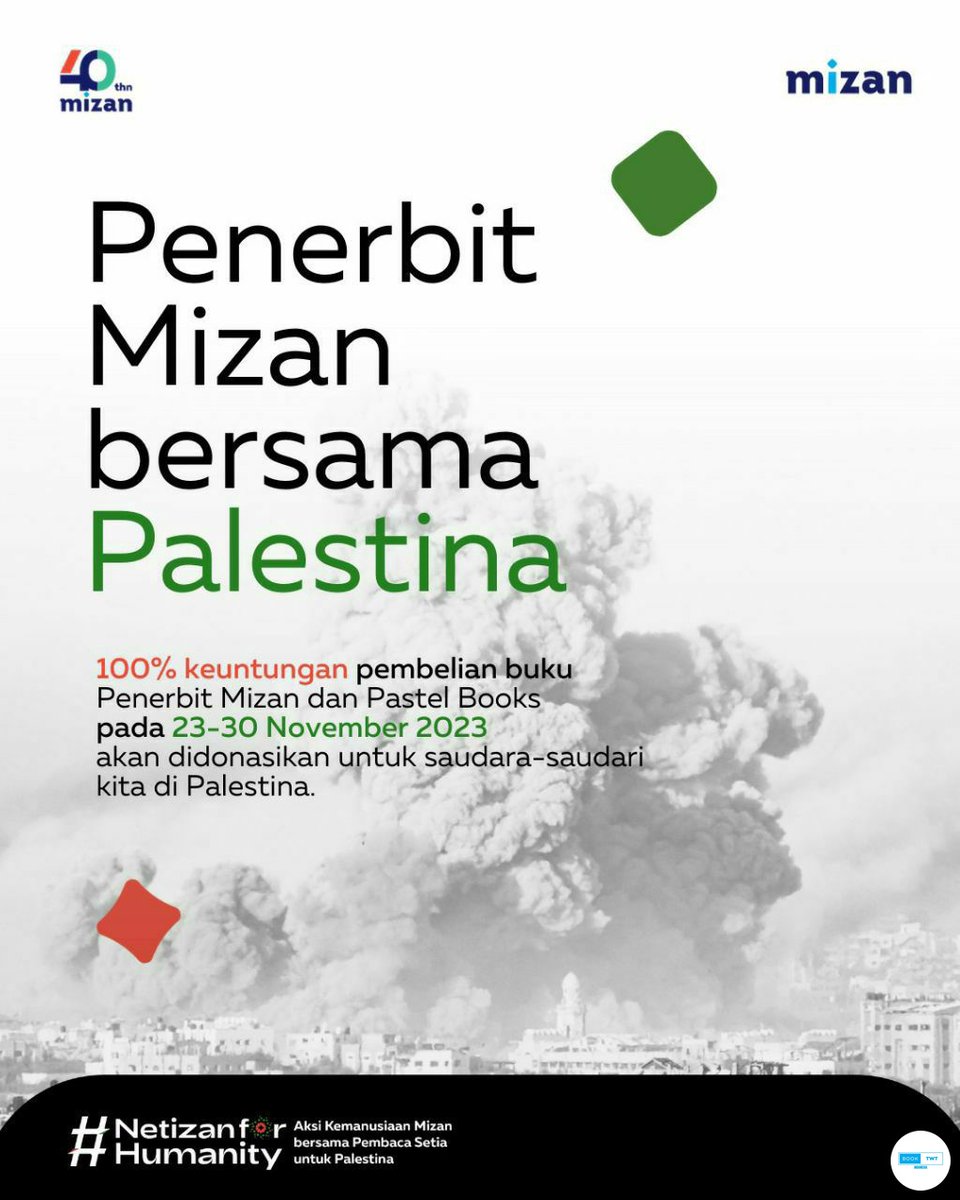 Booktwt udah buyy apa aja di Mizan dan lininya?