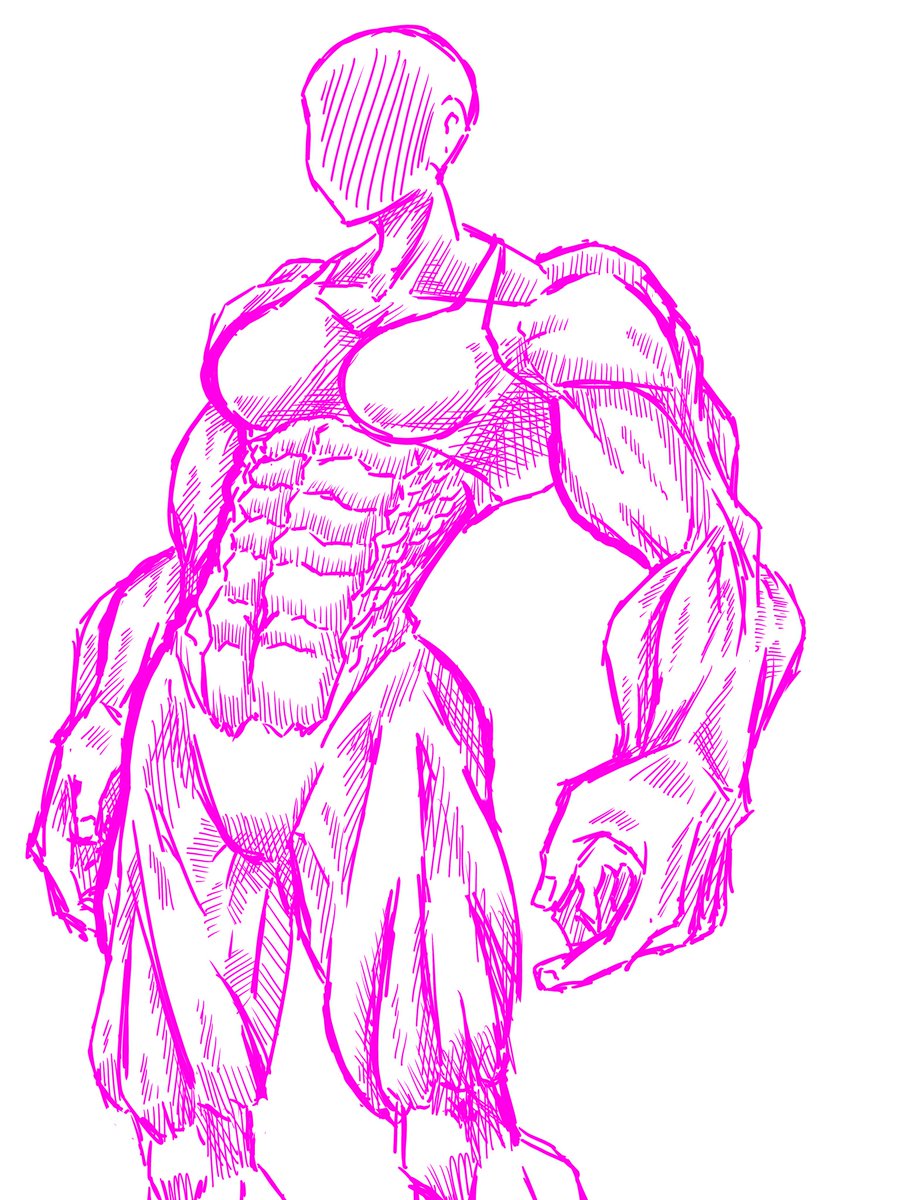 Asubi_Masu's tweet image. Muscle