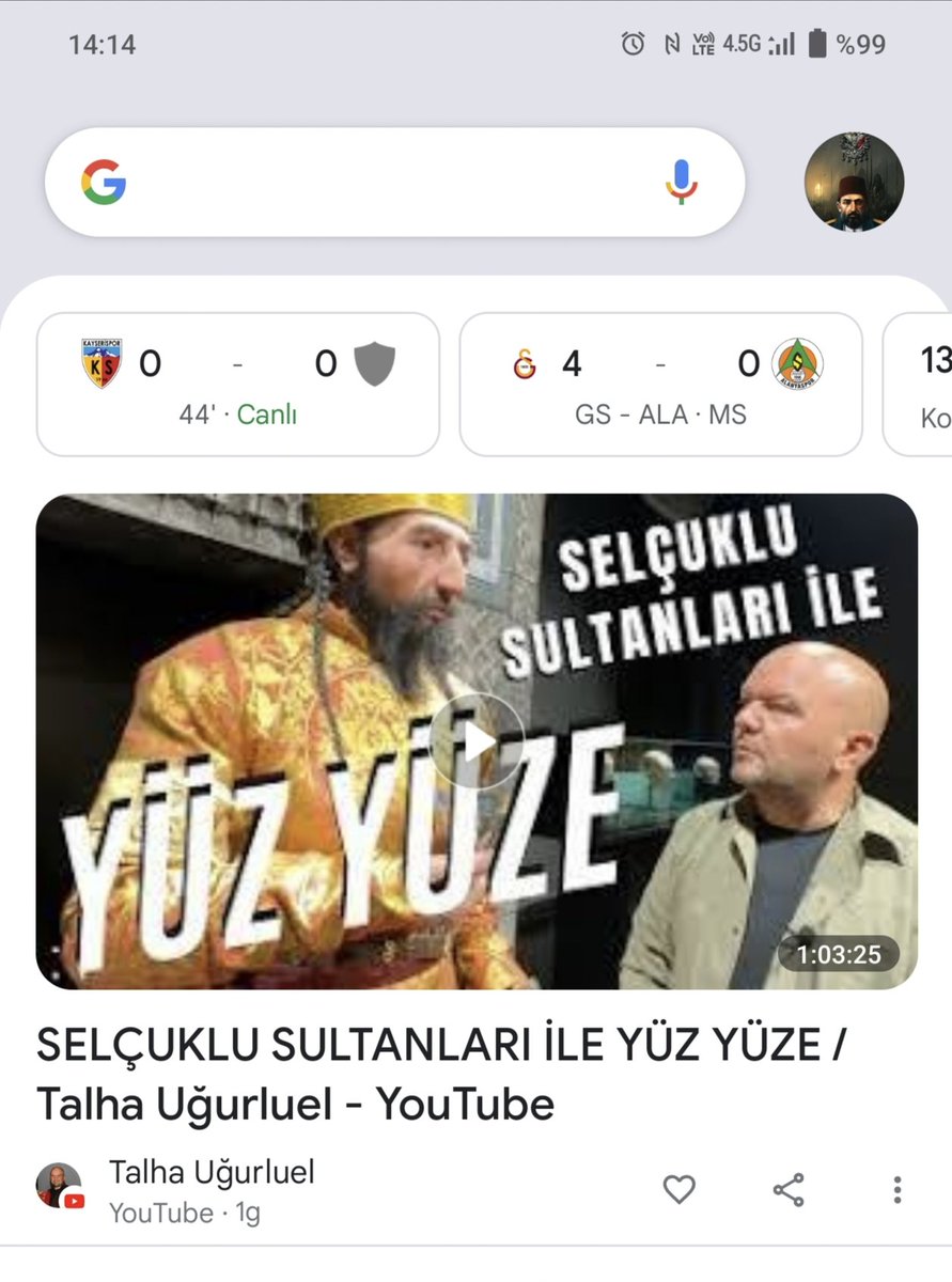 Nereye baksam Talha hoca Google haberlerde Talha hocam var