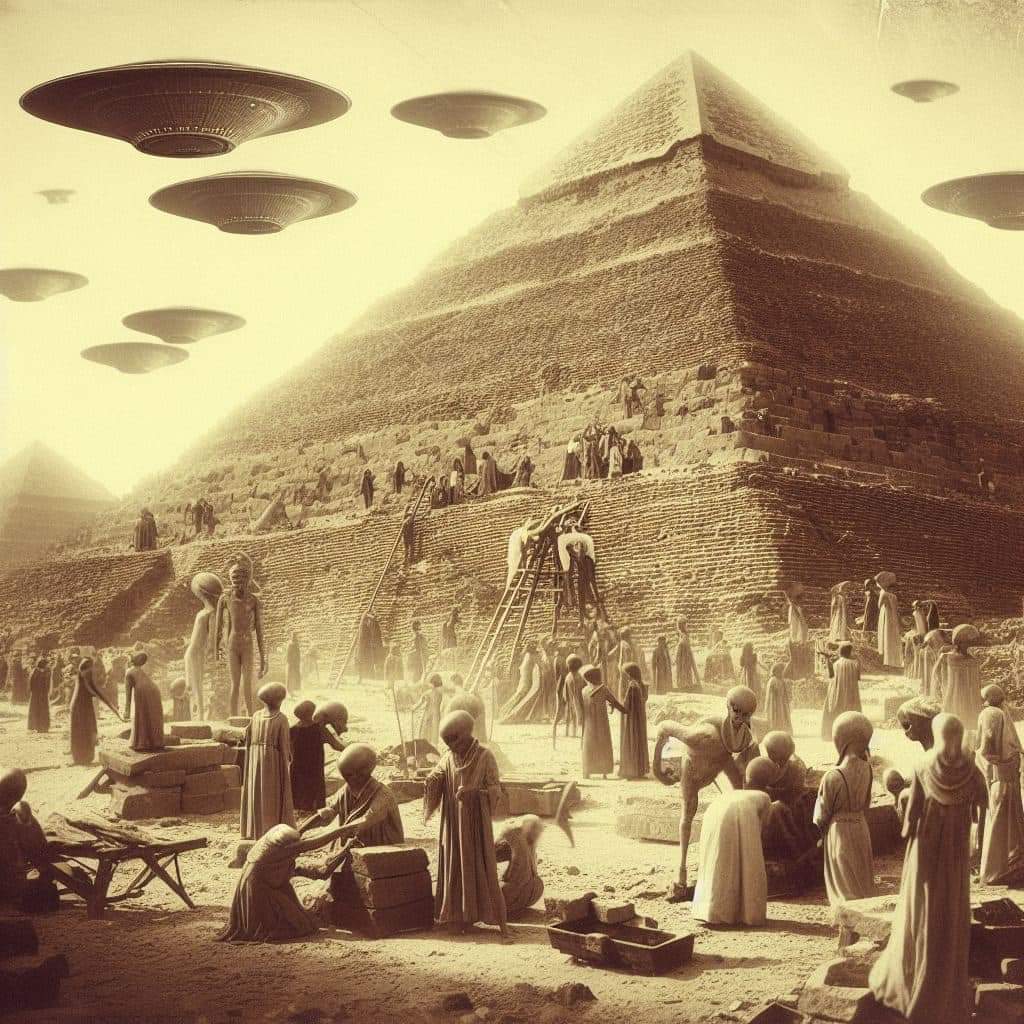 vinceflibustier's tweet photo. Des photos de la construction des pyramides ont été découvertes hier dans un paquet de chips égyptien de plus de 3000 ans. https://t.co/UlwkOEiujc