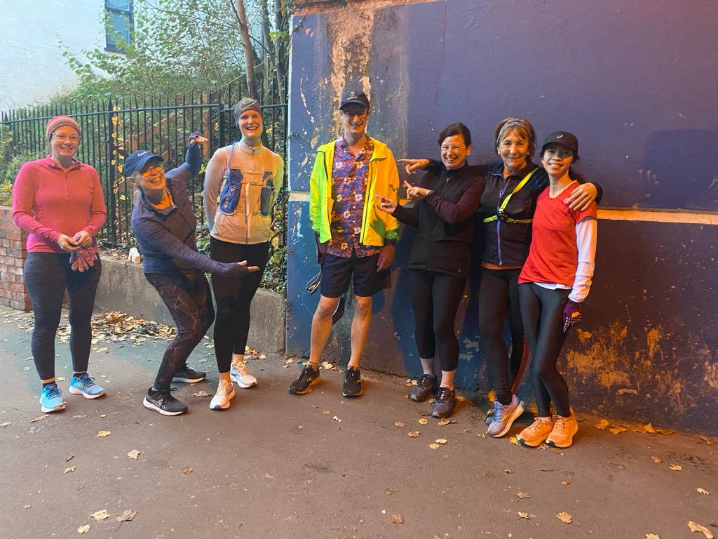 heath_run's tweet image. "Embracing the chilly vibes in Cardiff this morning for a refreshing run! Shoutout to Tim, back from the San Diego Marathon in a Hawaiian shirt – the irony is real! Grateful for the company on the pavement, and coffee on the go. ☕🏃‍♂️ #MorningRun #CardiffLife #MarathonMemories"