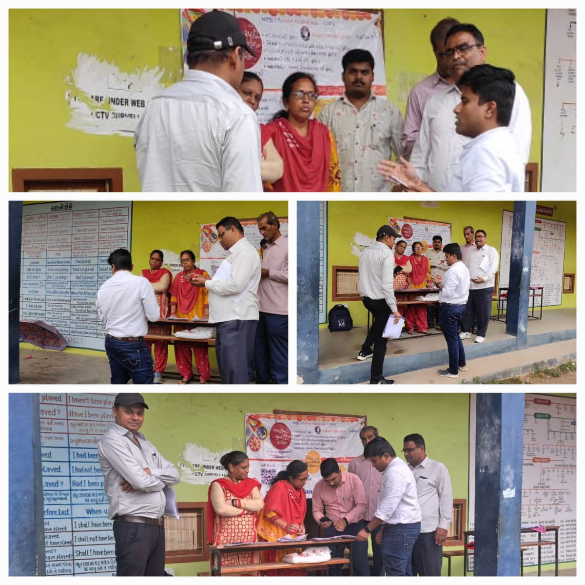 મતદારયાદી ખાસ ઝુંબેશ અંતર્ગત તા.૨૬/૧૧/૨૦૨૩ ના રોજ મતદાન મથકોની મુલાકાત લેવામાં આવી અને ૧૮-૧૯ વયજુથના યુવા મતદારોની નોંધણી વધુમાં વધુ થાય જરૂરી માર્ગદર્શન બુથ લેવલ ઓફીસર(બી.એલ.ઓ.)શ્રીને આપવામાં આવ્યુ. <a href="/CEOGujarat/">Chief Electoral Officer, Gujarat</a> <a href="/DEOVADODARA/">District Election Officer Vadodara</a>